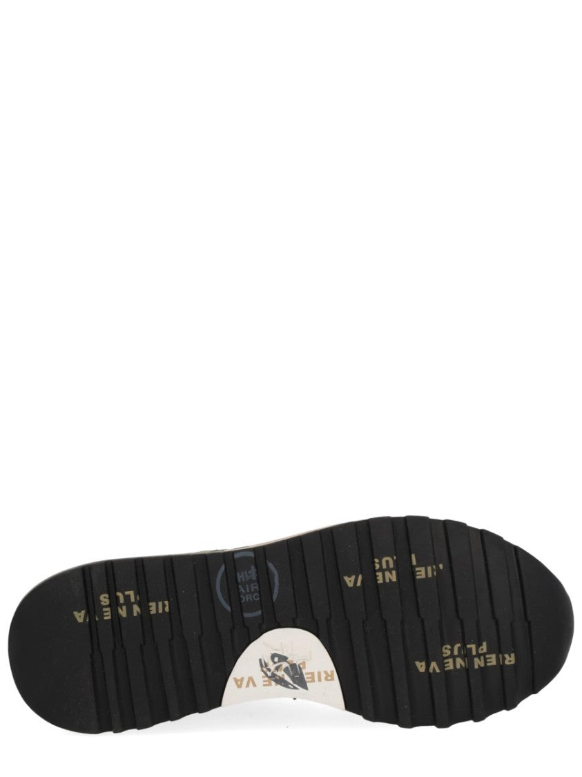 Premiata Layered Multicolour Sneakers With Textured Sole