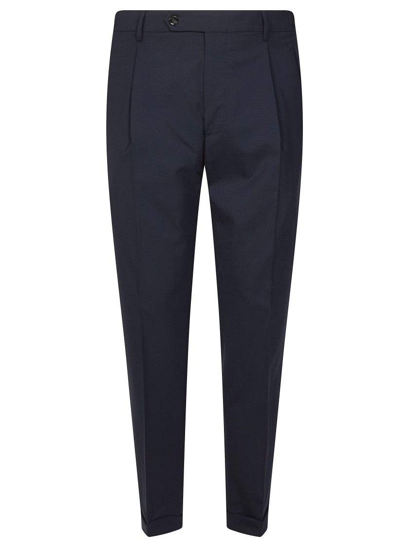 Berwich Relaxed Fit Nos Textured Trousers