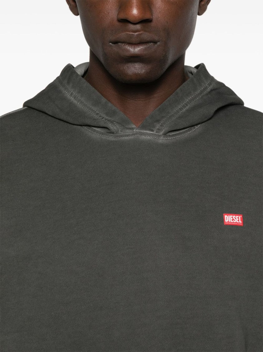 Diesel Relaxed-Fit Hooded Sweatshirt With Kangaroo Pocket