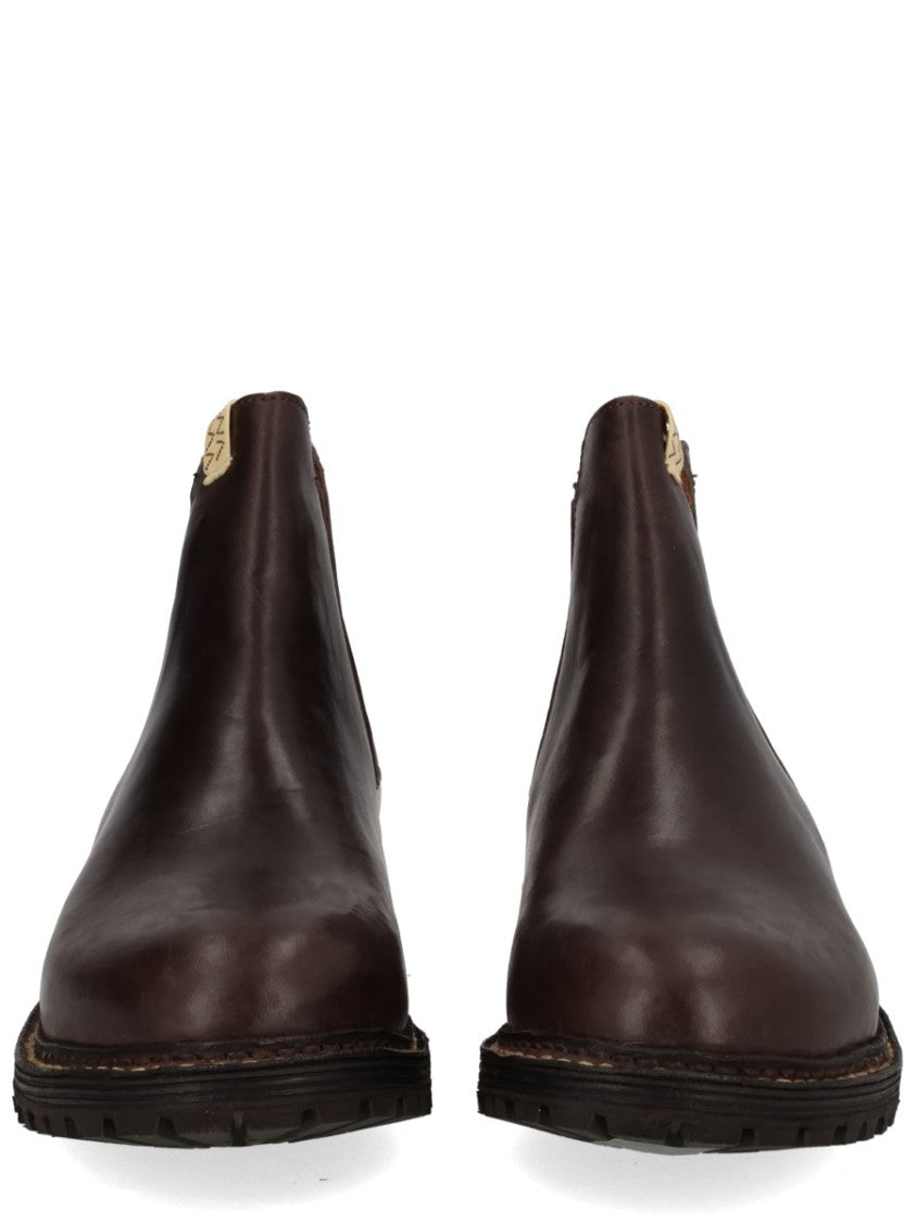 Visvim Dark Brown Leather Chelsea Boot