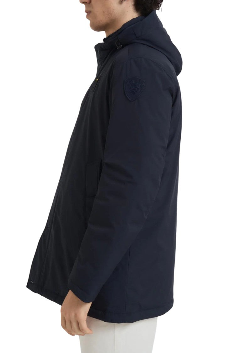 Blauer Military-Inspired Water-Repellent Neoprene Windbreaker