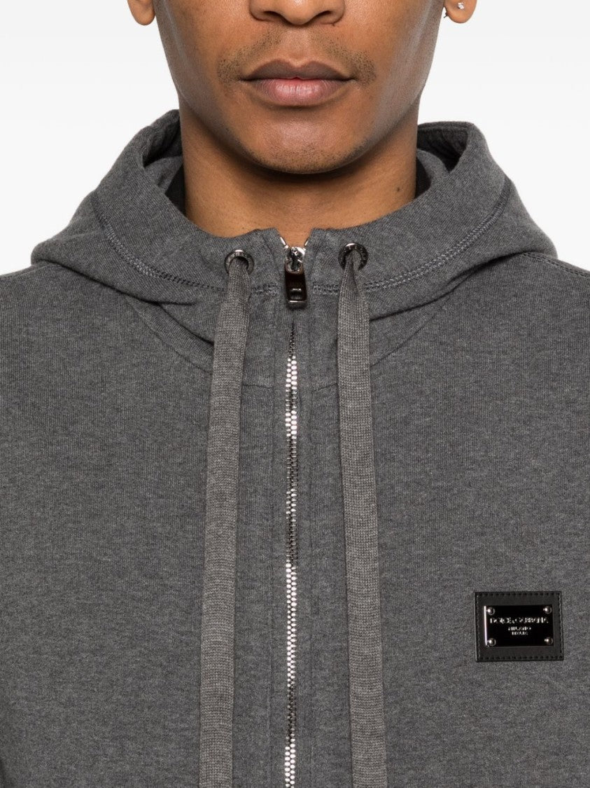 Dolce & Gabbana Full-Zip Hooded Sweatshirt