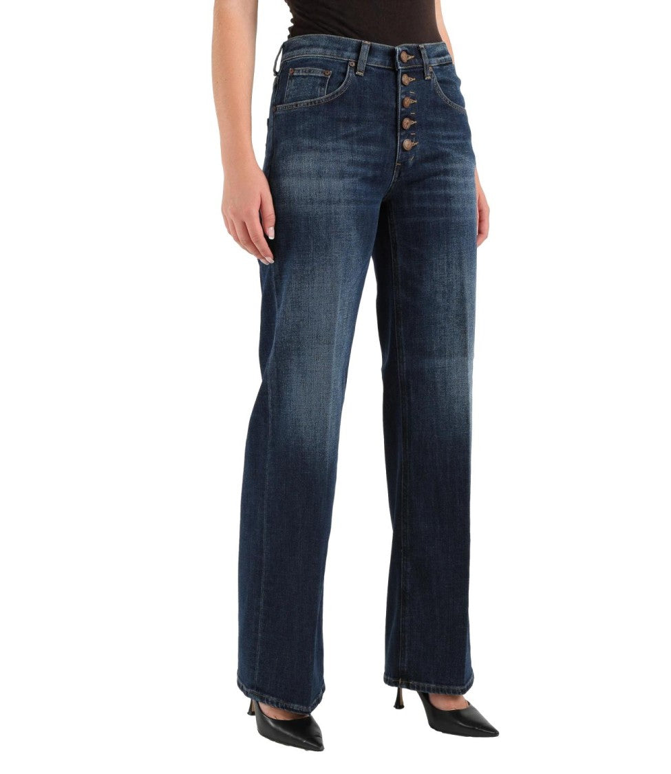 Dondup Straight-Leg Jeans With Traditional Five-Pocket Styling