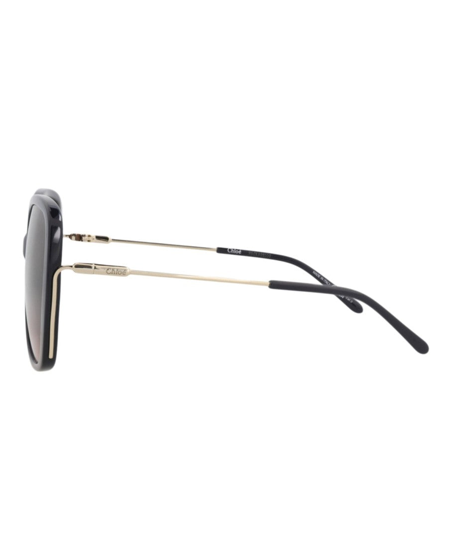 Chloé Square-Frame Recycled Acetate Sunglasses