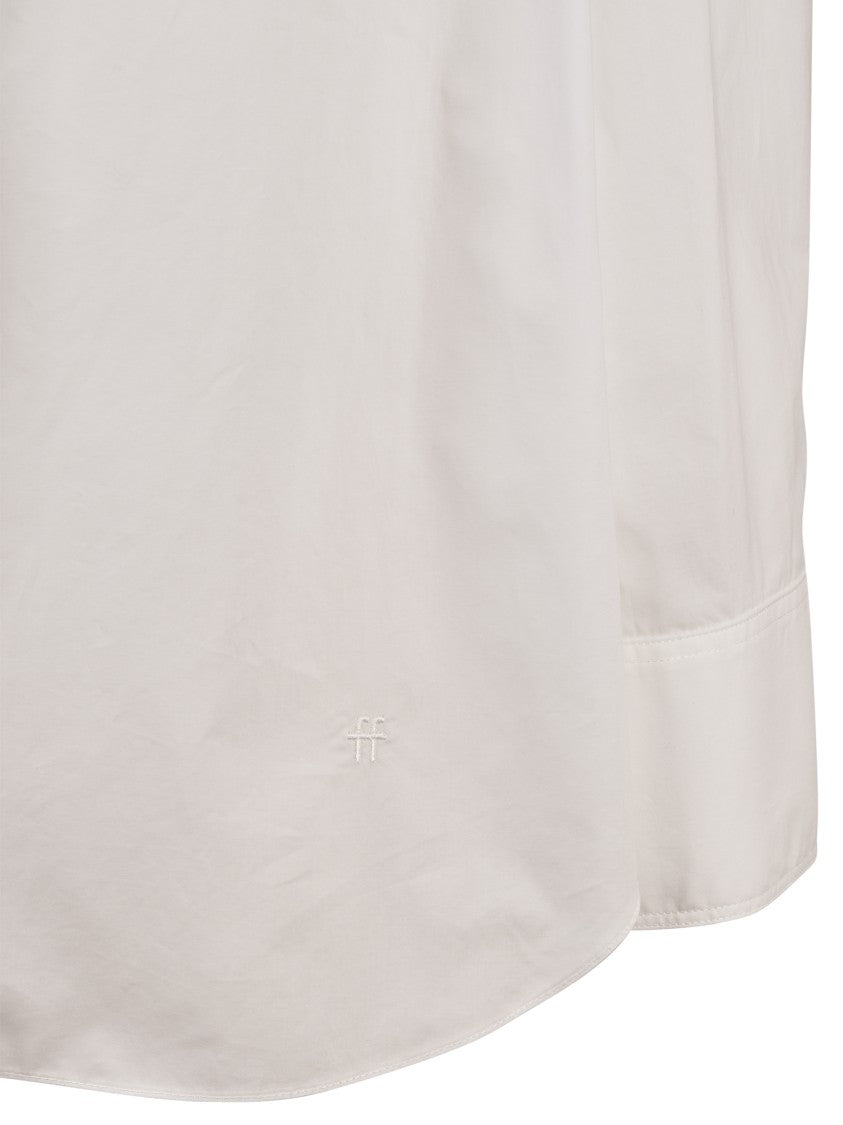 Forte Forte Poplin White Oversized Shirt