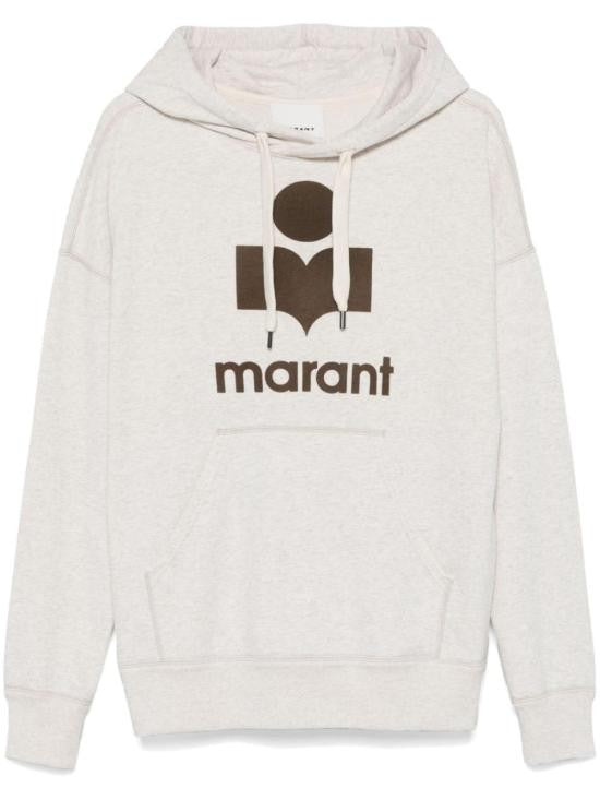 Isabel Marant Relaxed Fit Graphic Hoodie With Drawstring