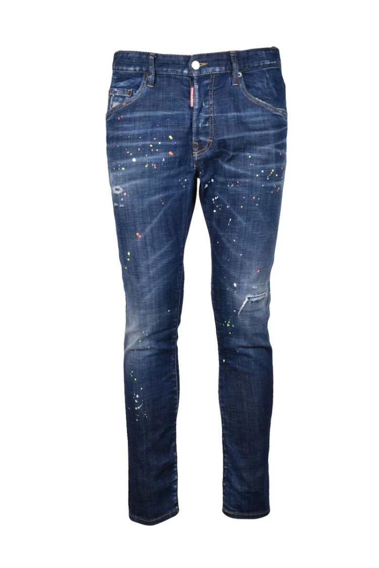 Dsquared2 Slim-Fit Distressed Denim Jeans
