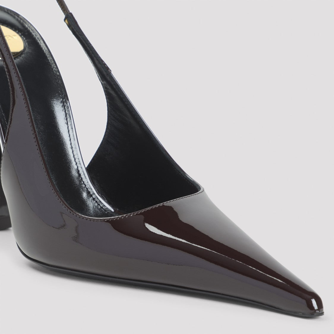 Saint Laurent Vendome 110 Dark Brown  Calf Leather Pumps