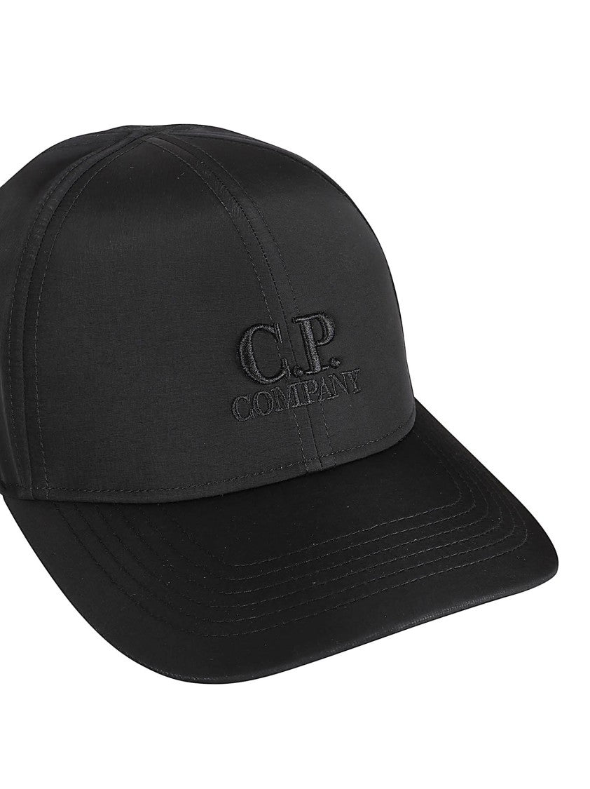C.P. Company Six-Panel Cap With Curved Visor And Integrated Goggles Detail