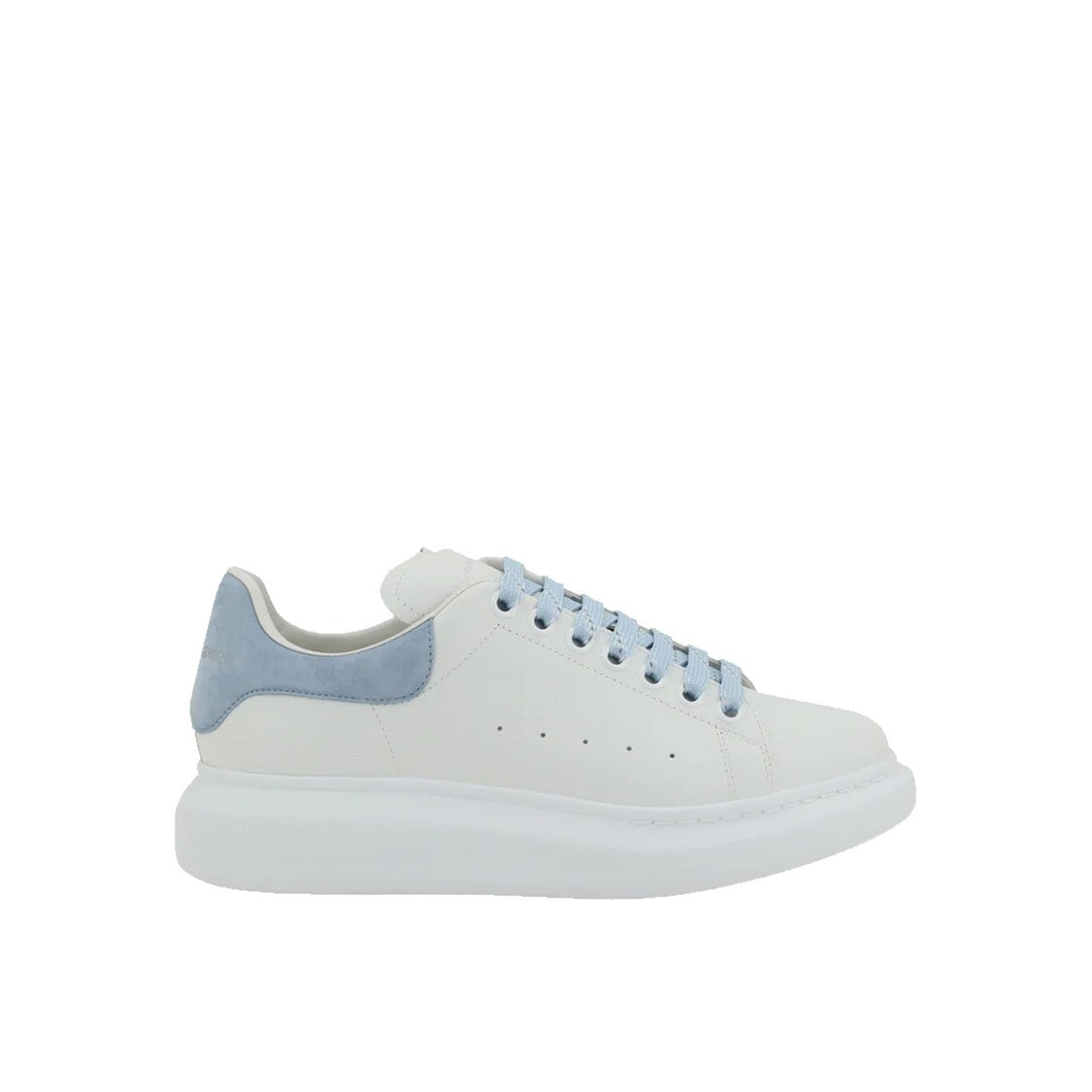Alexander Mcqueen White Leather Low Top Sneakers