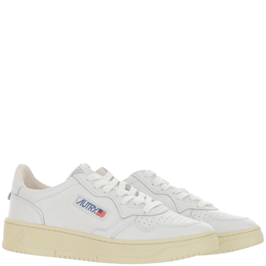 Autry Low-Top Leather Trainers With Logo Detailing And Classic Silhouette
