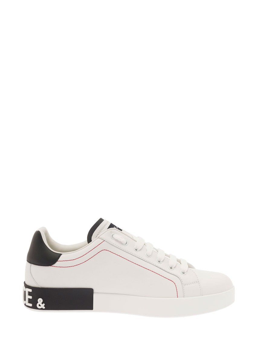 Dolce & Gabbana Portofino' White Low Top Sneakers