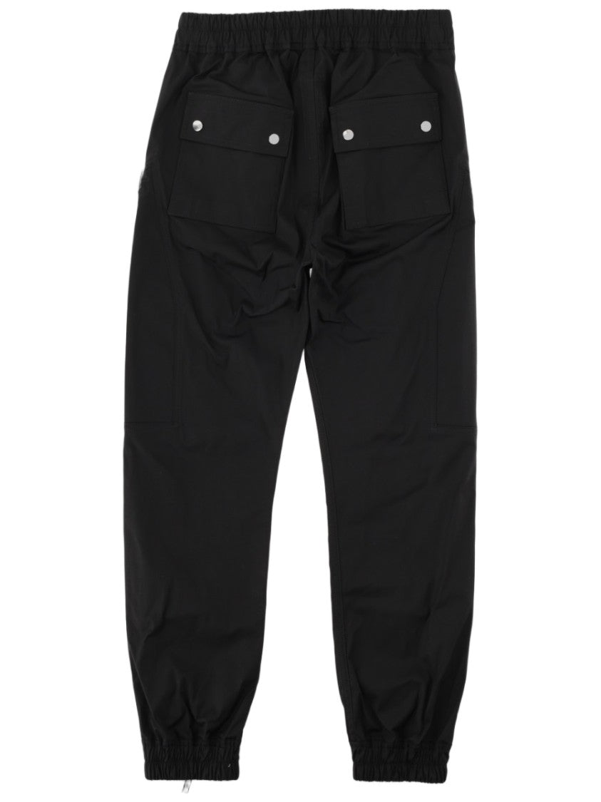 Rick Owens Heizer Cargo Pants With Zippered Pockets And Adjustable Cuffs