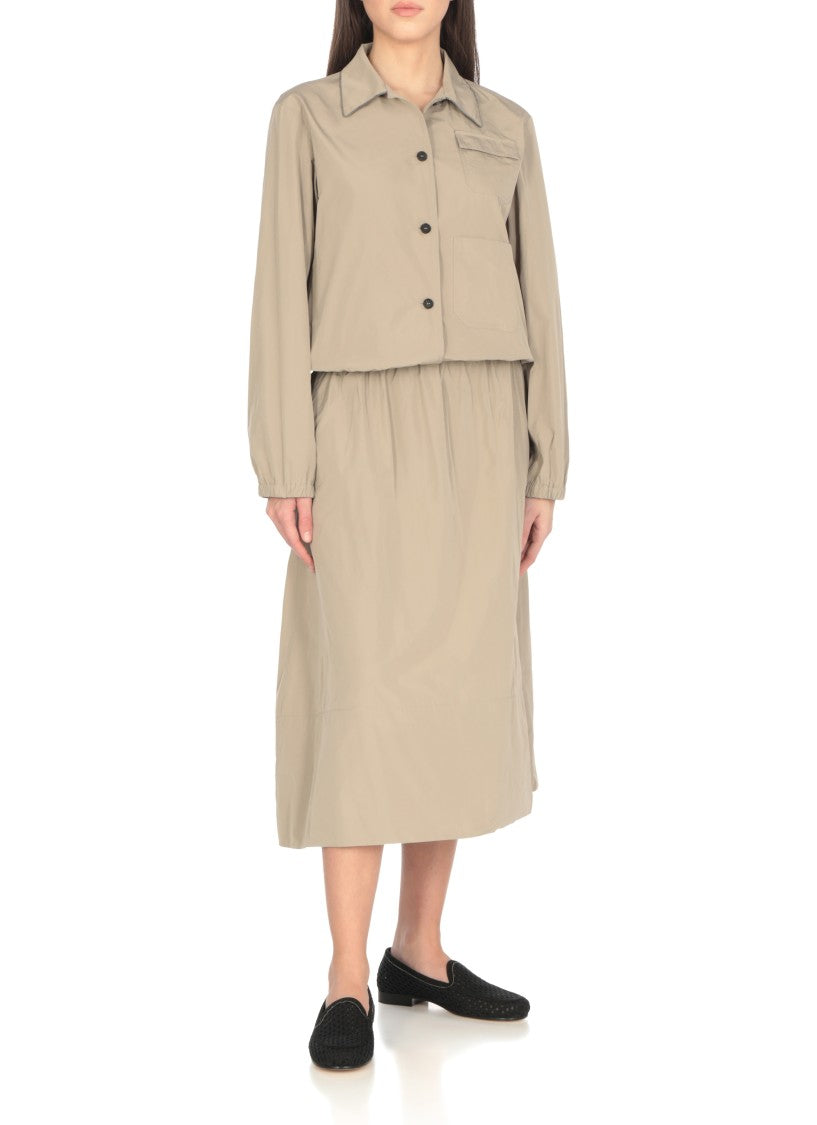 Fabiana Filippi Black Fabiana Filippi Fabric And Leather Loafers