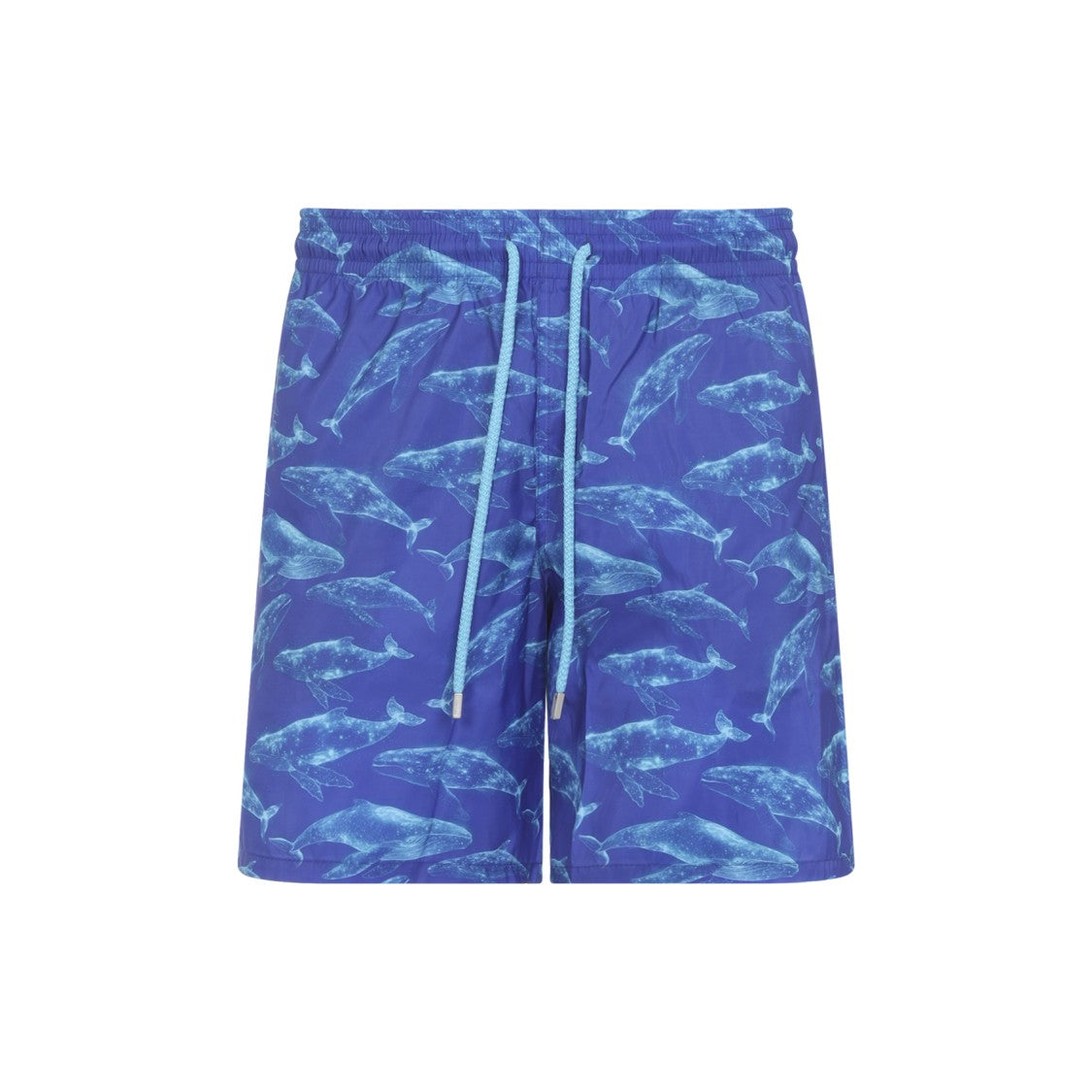 Vilebrequin Whale-Pattern Swim Shorts In Recycled Polyamide