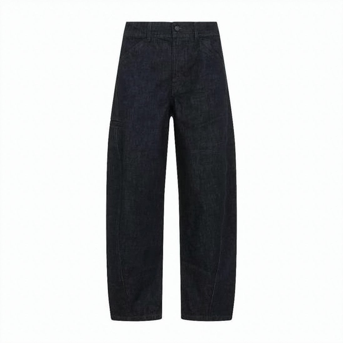 Lemaire Twisted Indigo Denim Casual Pants With Relaxed Silhouette