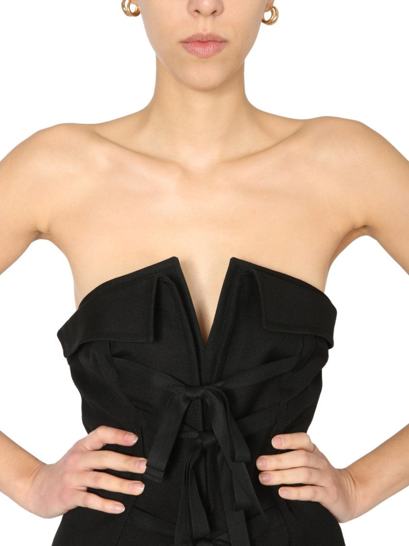 Philosophy Di Lorenzo Serafini Structured Strapless Mini Dress