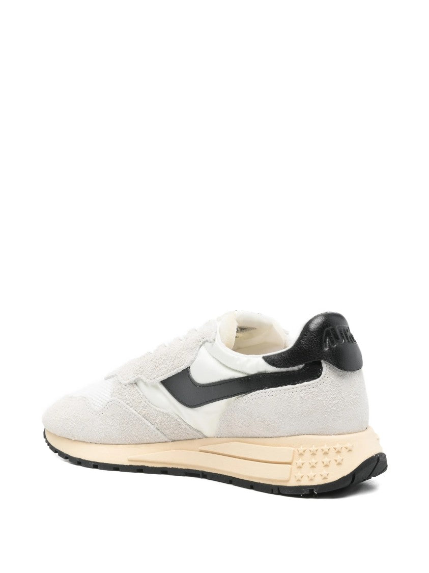 Autry Light Beige Reelwind Low Suede Sneakers