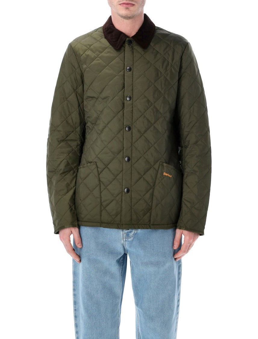 Barbour Diamond Quilted Casual Velvet Jacket