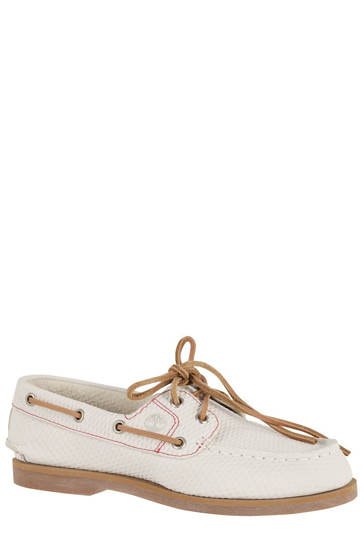 Timberland Light Beige Boat Shoe Classic Leather Loafers