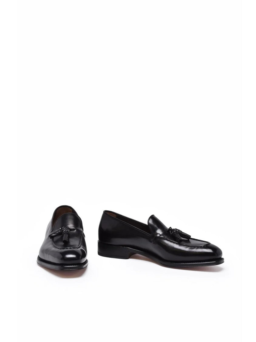 Salvatore Ferragamo Black Leather Loafer