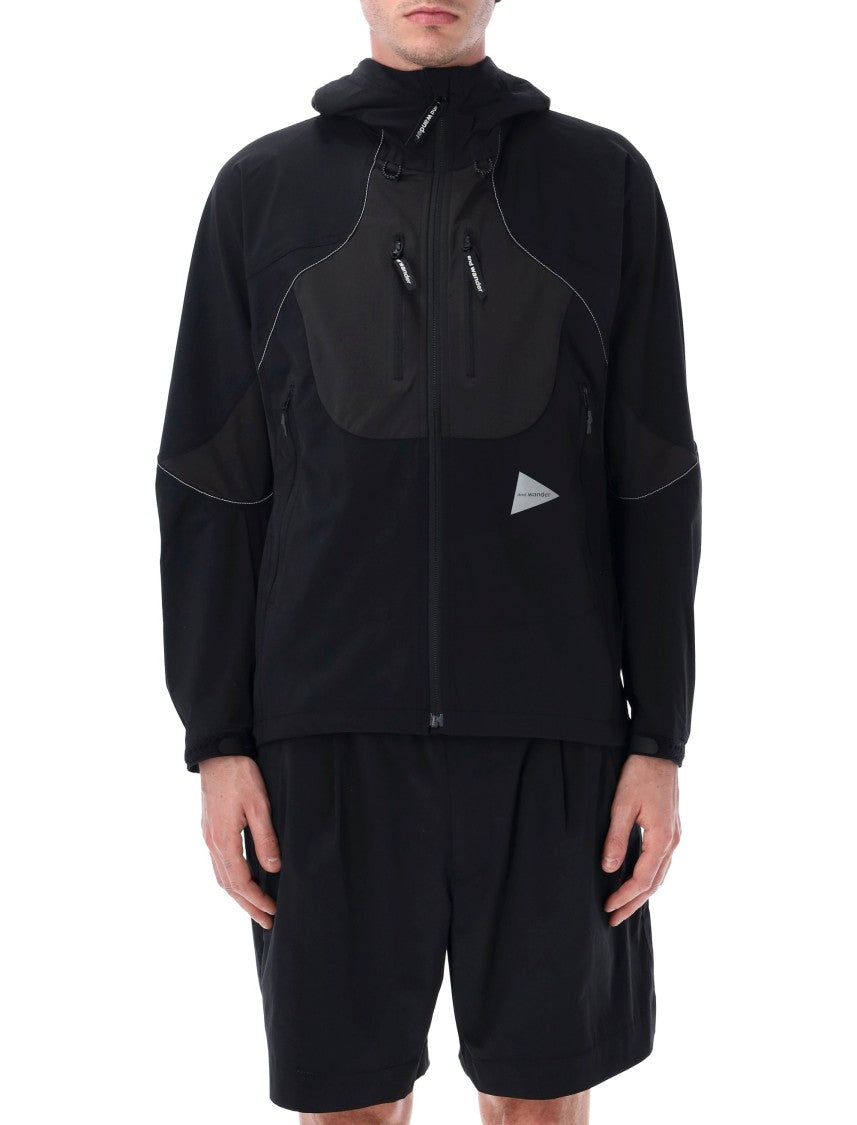 And Wander Lightweight Technical Zip Jacket