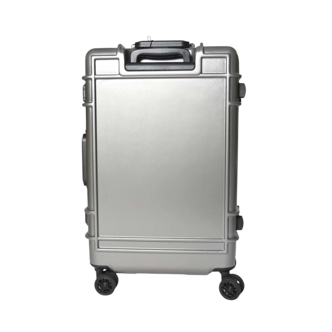 Eastpak Minimalist Hard-Shell Suitcase With Smooth Metallic Finish