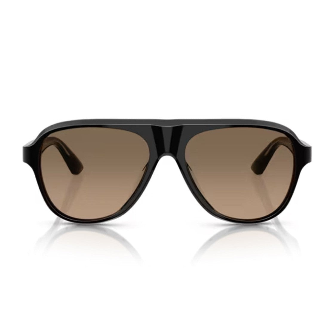 Oliver Peoples Black Paul Newman Acetate Oversized Aviator Sunglasses