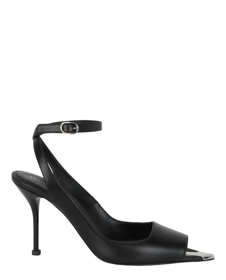 Alexander Mcqueen Punk Peep Toe Sandals