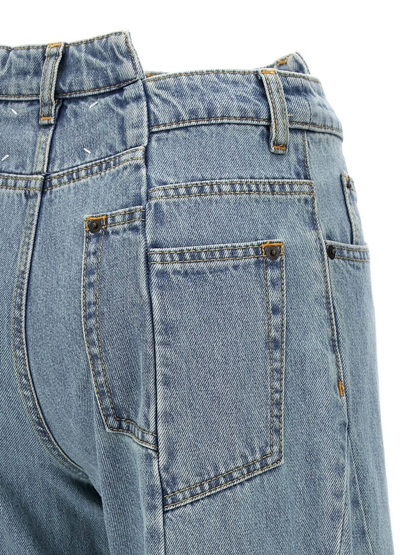 Maison Margiela Asymmetrical Waist Denim Jeans