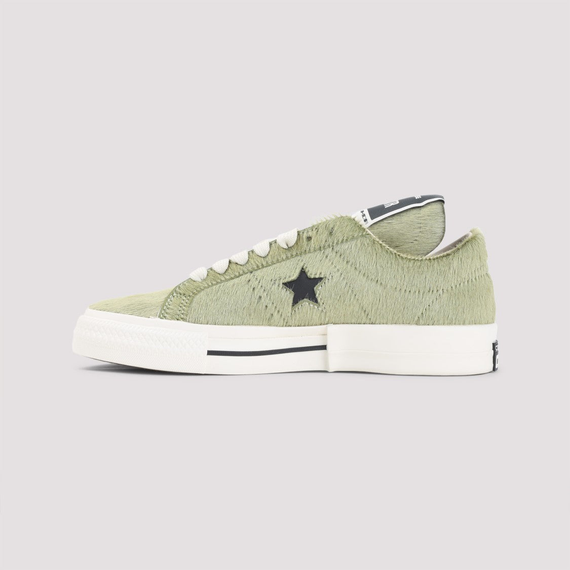 Rick Owens Drkshdw X Converse Onestr Acid Green Calf Hair Sneakers