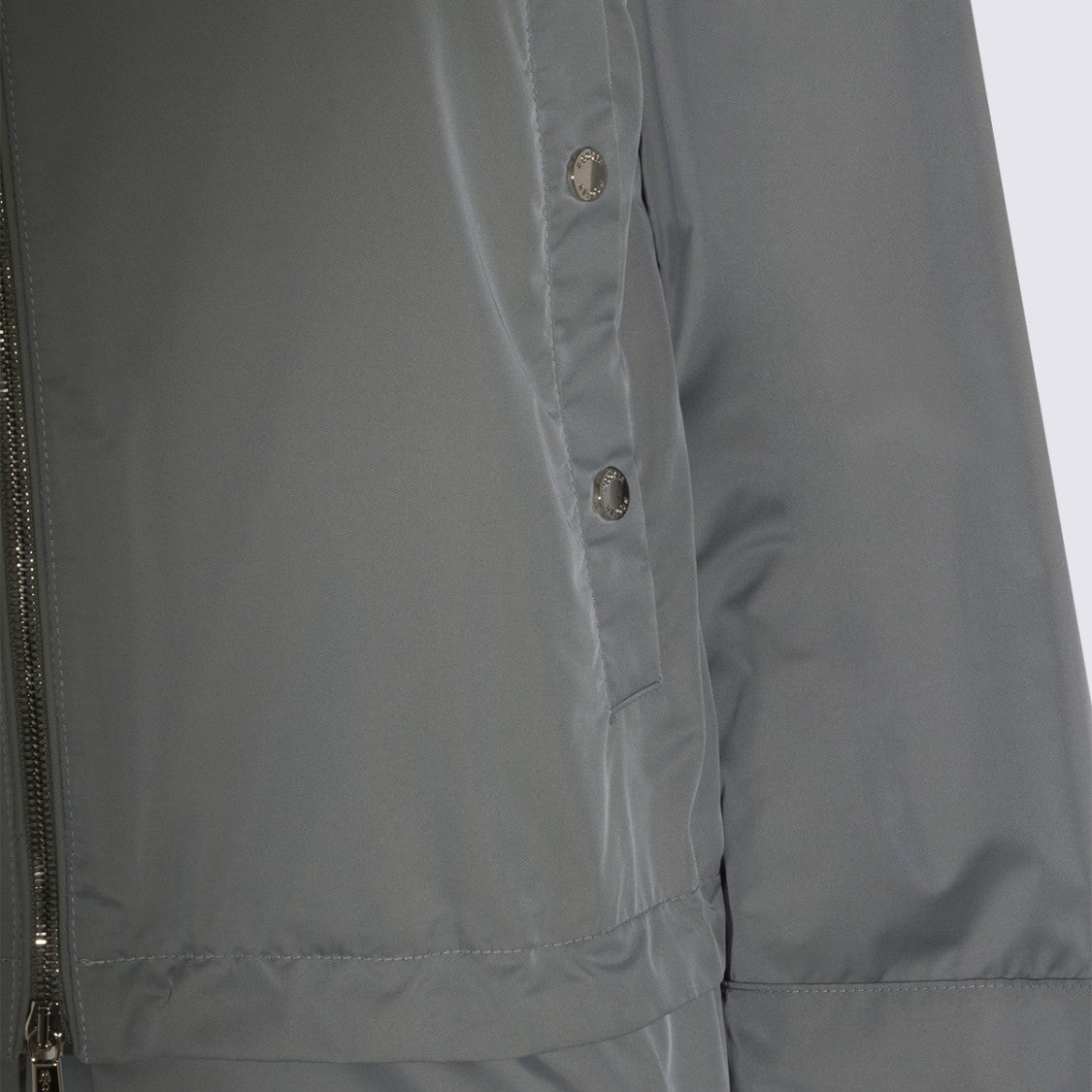 Moorer Grey Zip Casual Jacket