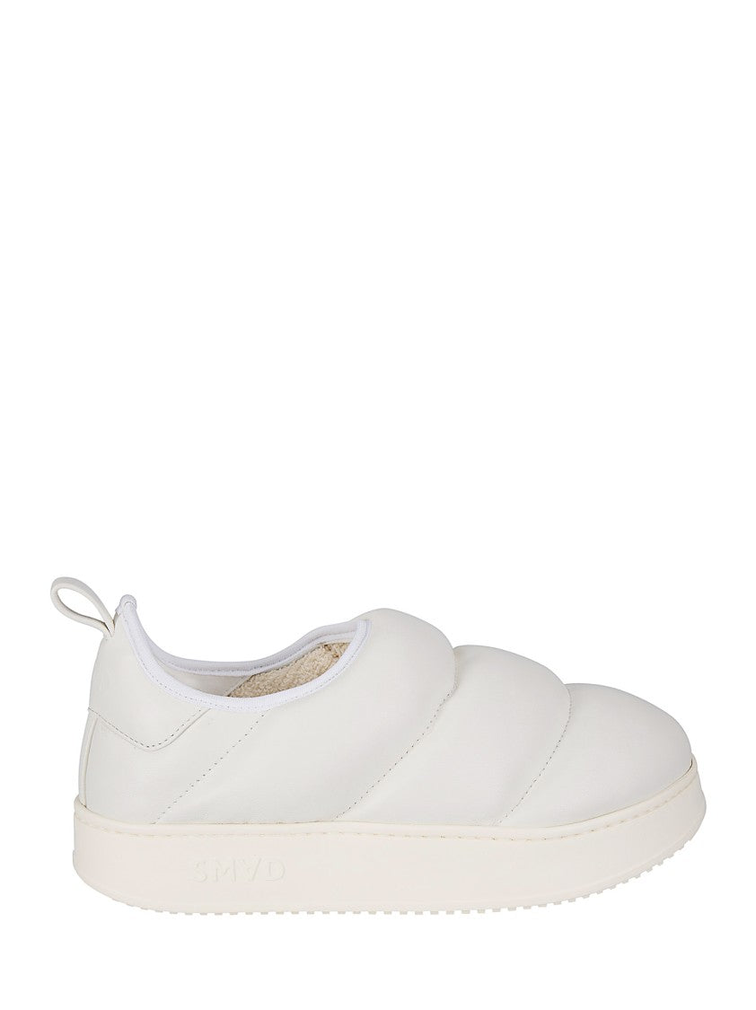 Smad White Leather Sleeper