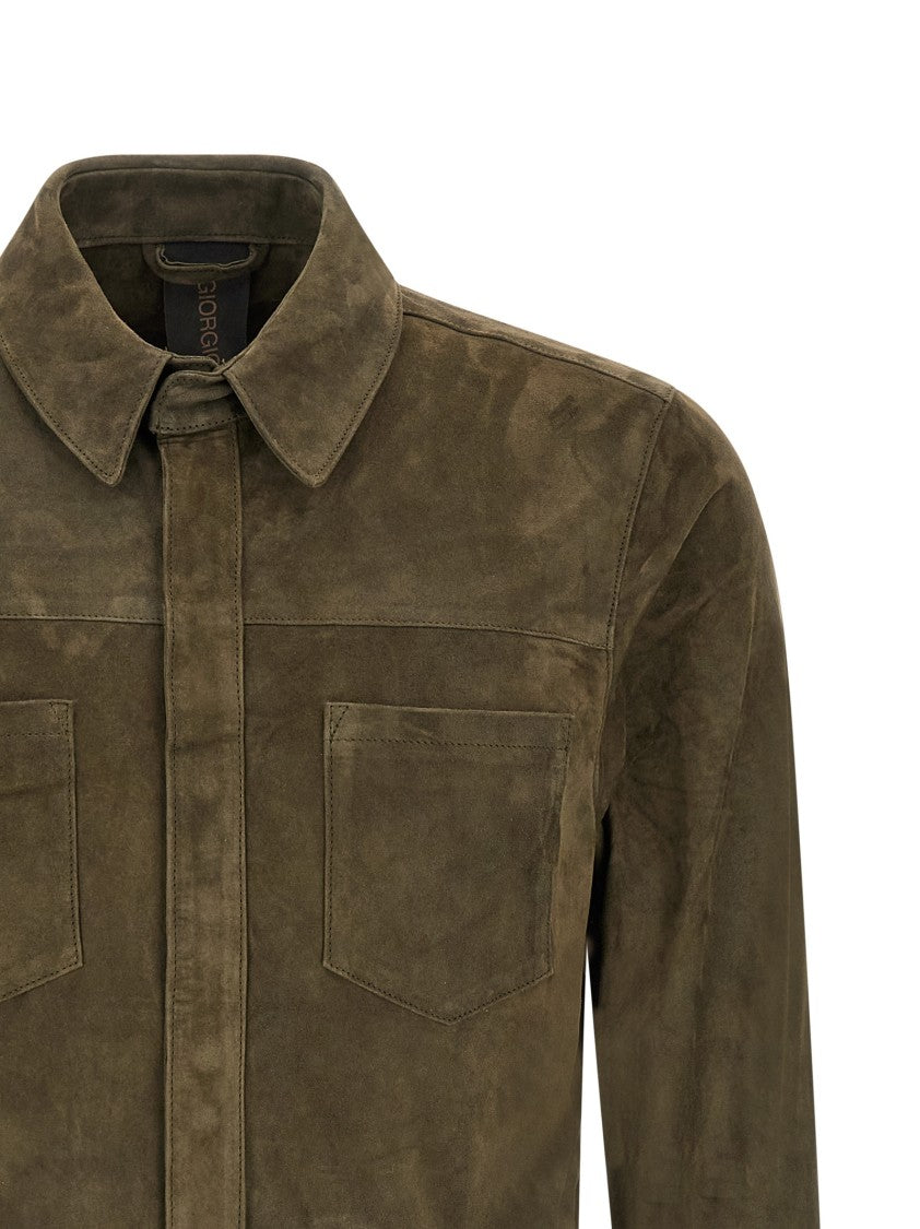 Giorgio Brato Suede Shirt Gloves