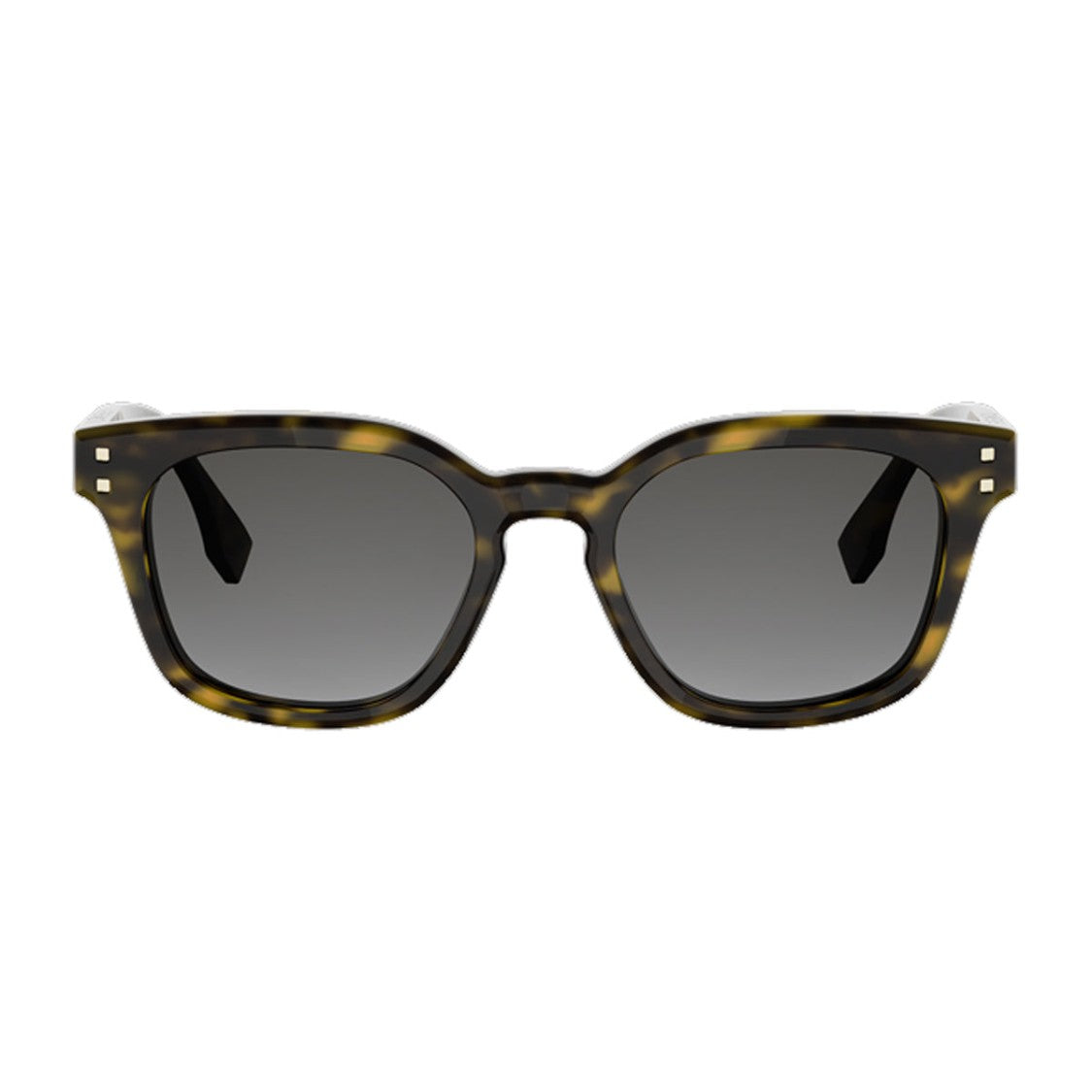 Fendi Havana Five Sisters Square Acetate Sunglasses