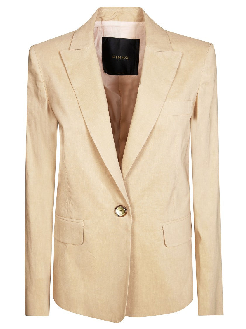 Pinko Freda Tailored Linen Jacket