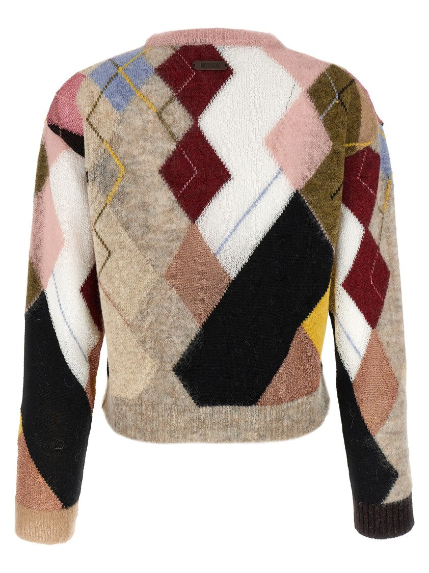 Moschino Brushed Mohair Blend Sweater