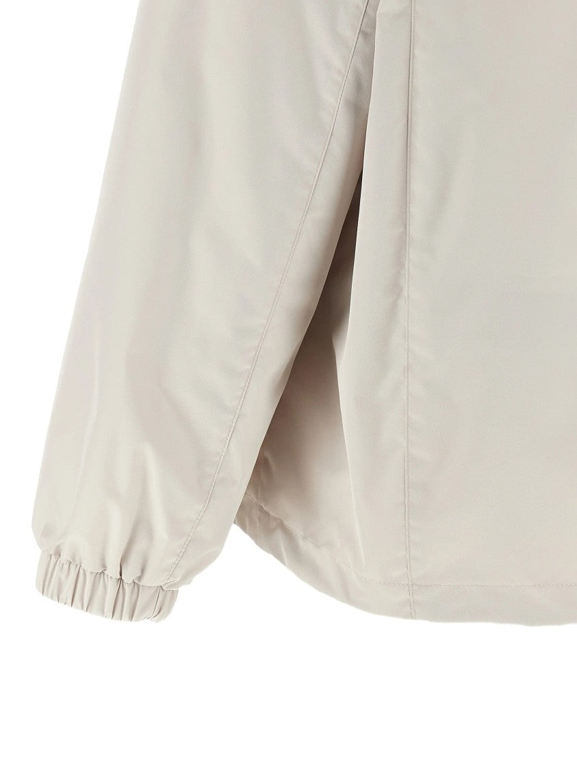 Moorer Short Padded Jacket With Detachable Hood Detail