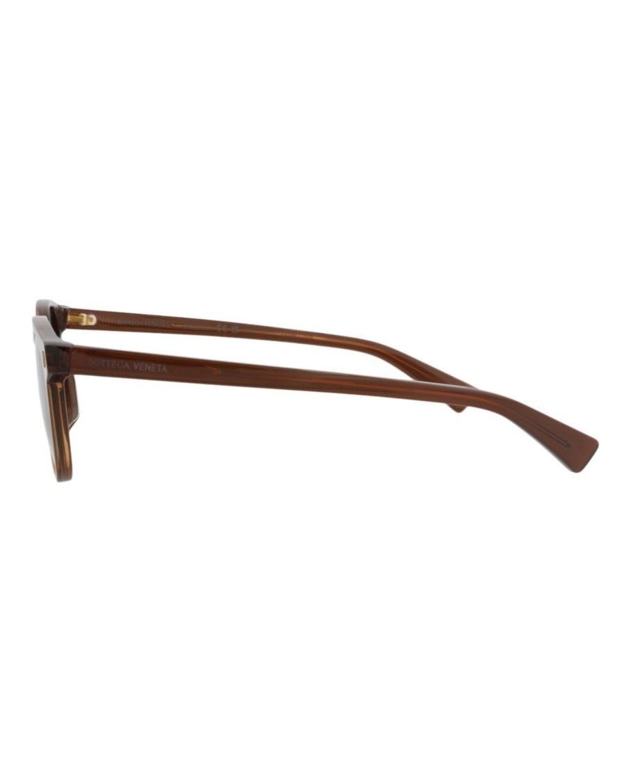 Bottega Veneta Round-Frame Recycled Acetate Sunglasses