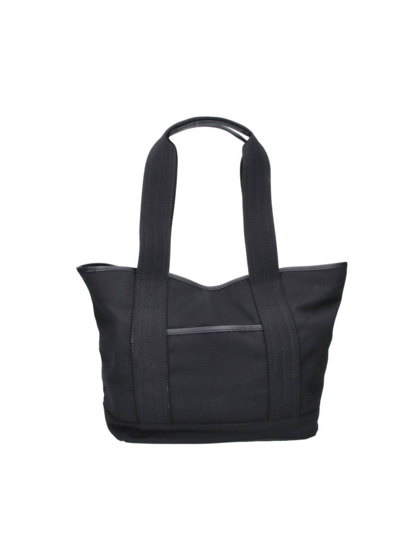 Vivienne Westwood Black Small Grant Embroidered Fabric Tote Bag