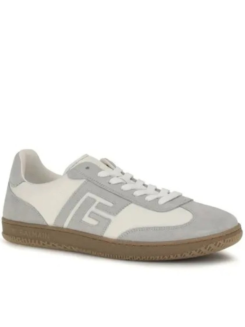 Balmain Low-Top Lace-Up Sneaker With Sleek Silhouette