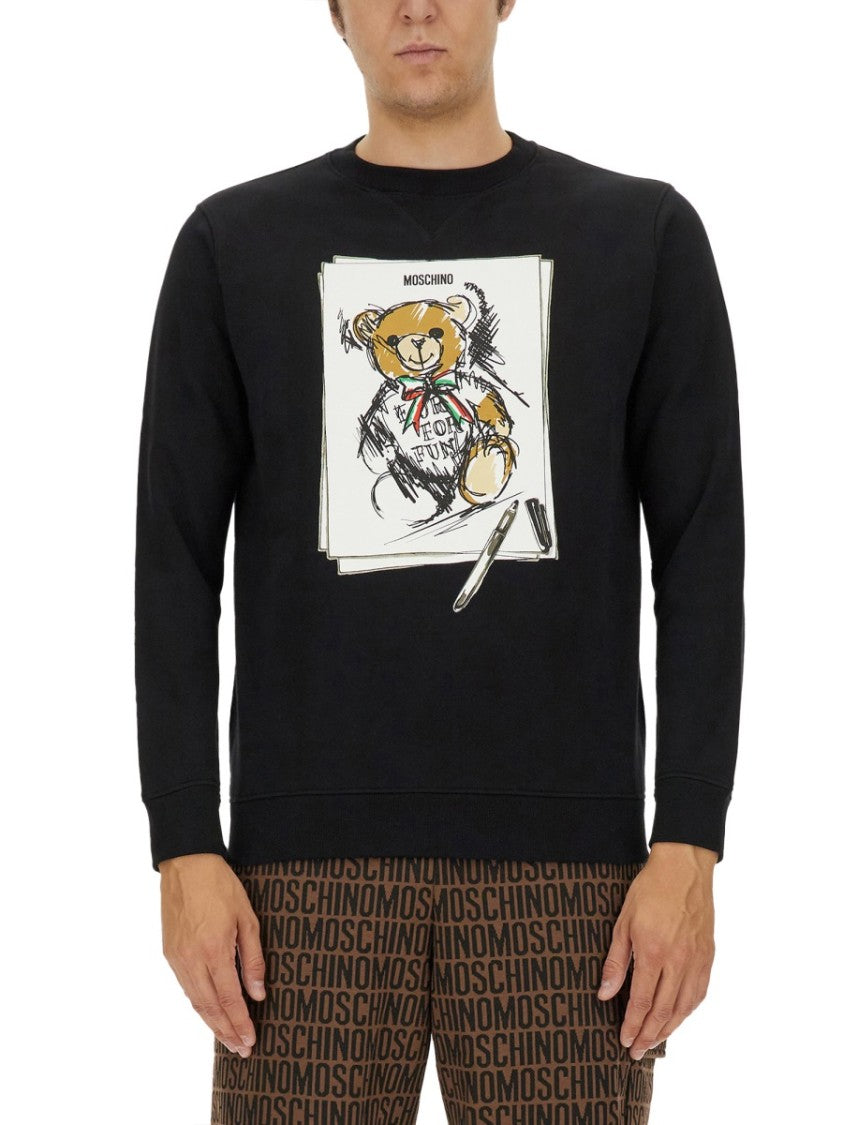 Moschino Teddy Bear Graphic Sweatshirt