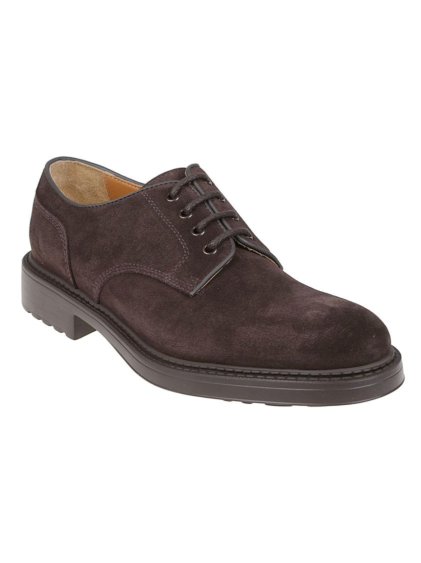 Doucal's Brown Suede Derby Brogues