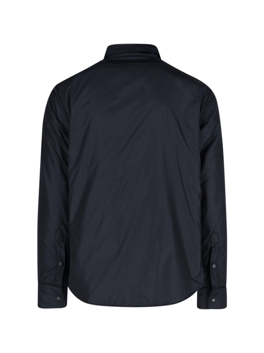 Aspesi Tailored Black Shirt With Modern Finishing Touches