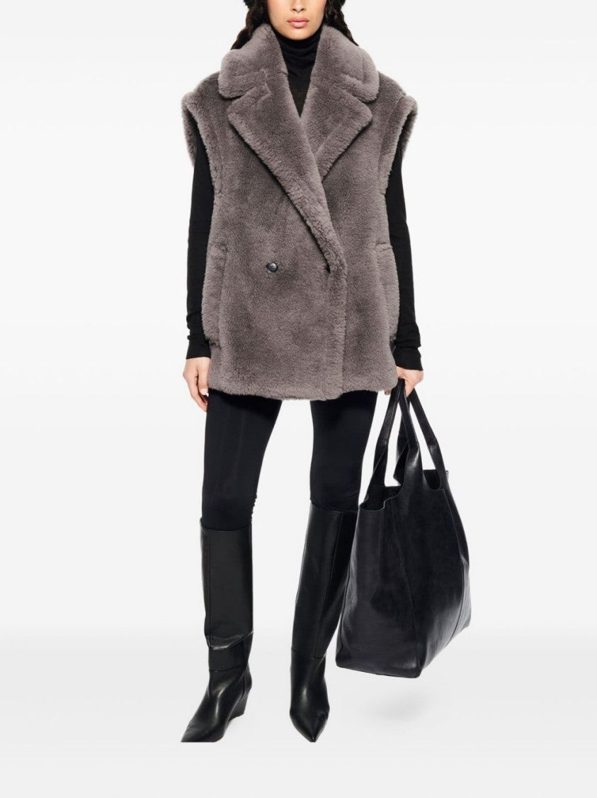 Stand Structured Grey Jacket With Classic Silhouette