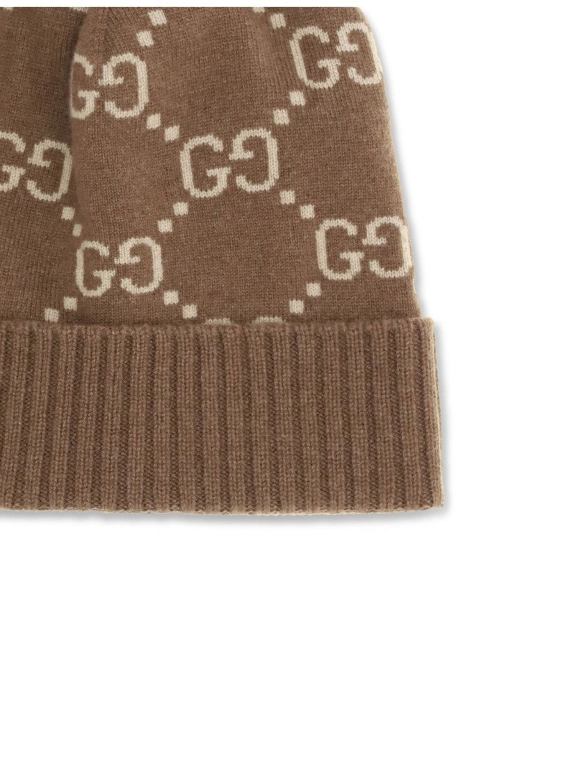 Gucci Ribbed Cuff Wool Beanie