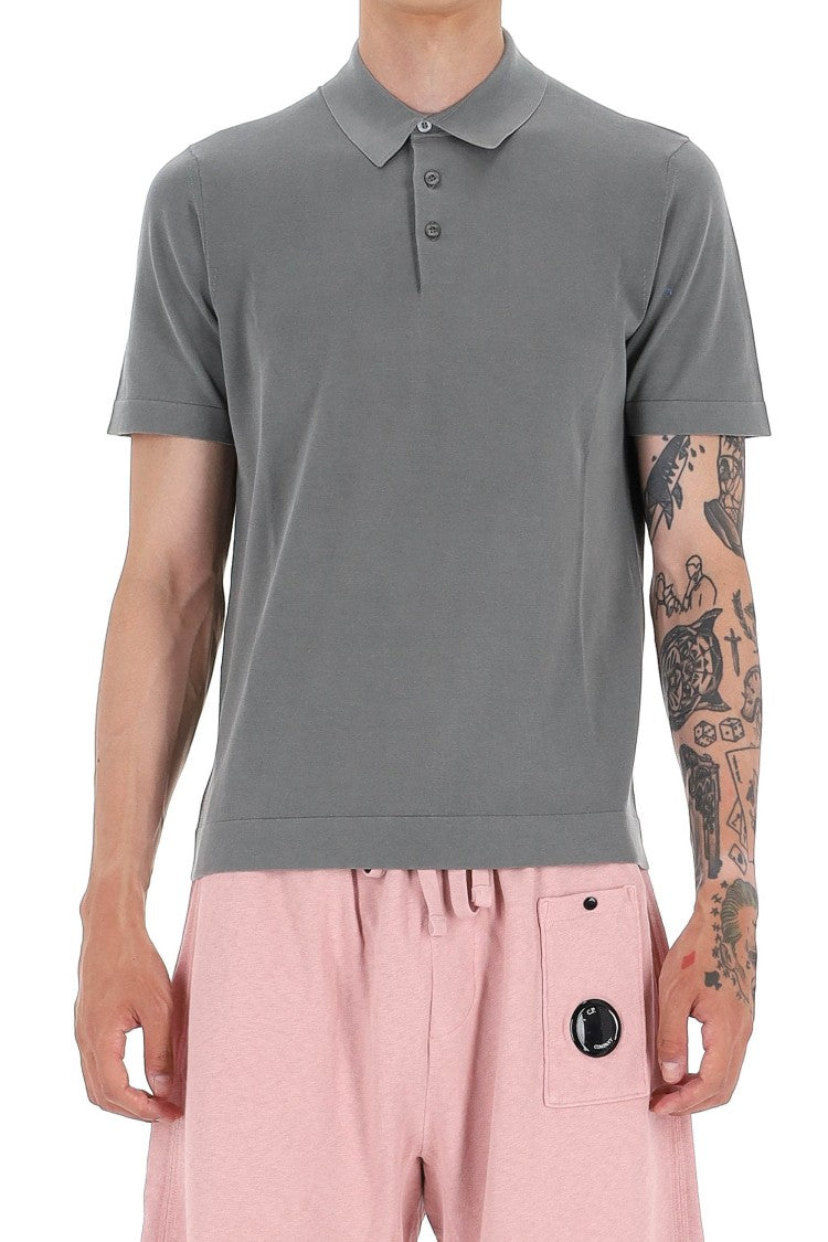 Drumohr Frosted Cotton Polo