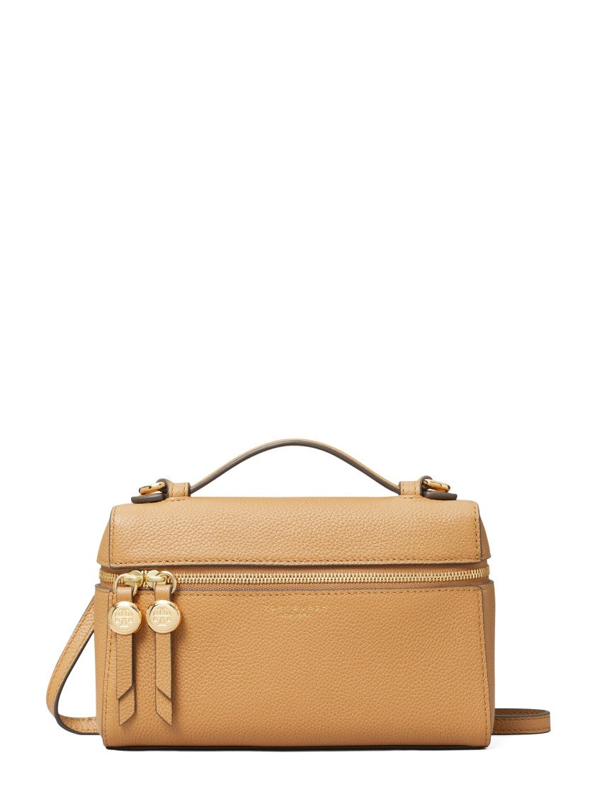 Tory Burch Romy Slim Top Handle Bag In Textured Leather
