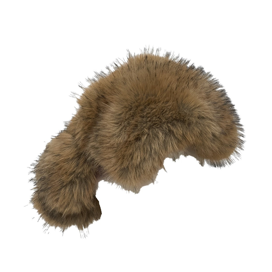 N°21 Plush Faux Fur Ribbon Tie Collar Scarf