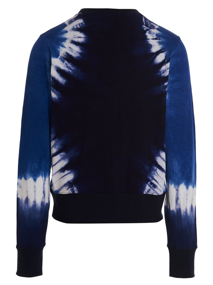 Wales Bonner Logo Embroidery Tie Dye Sweatshirt